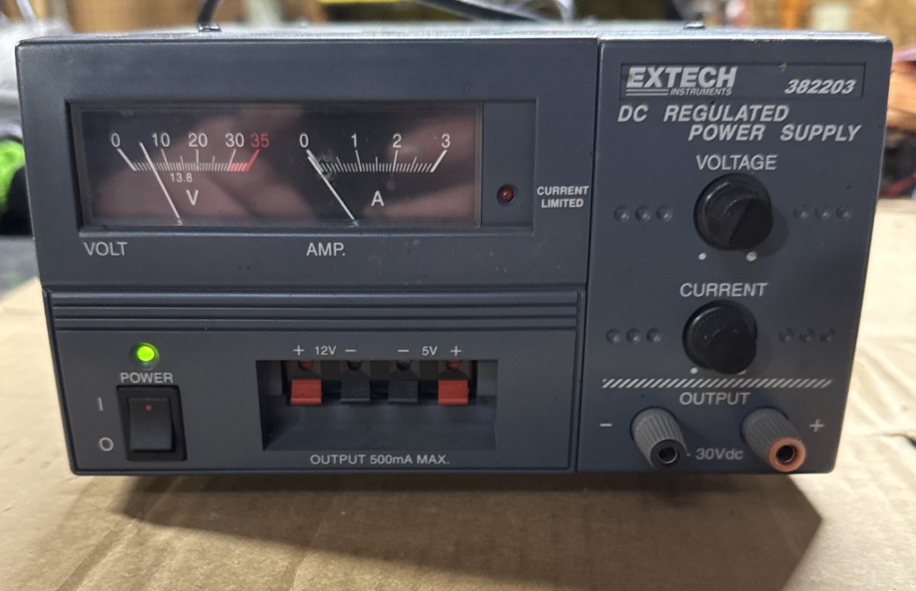 Extech 382203 DC Power Supply