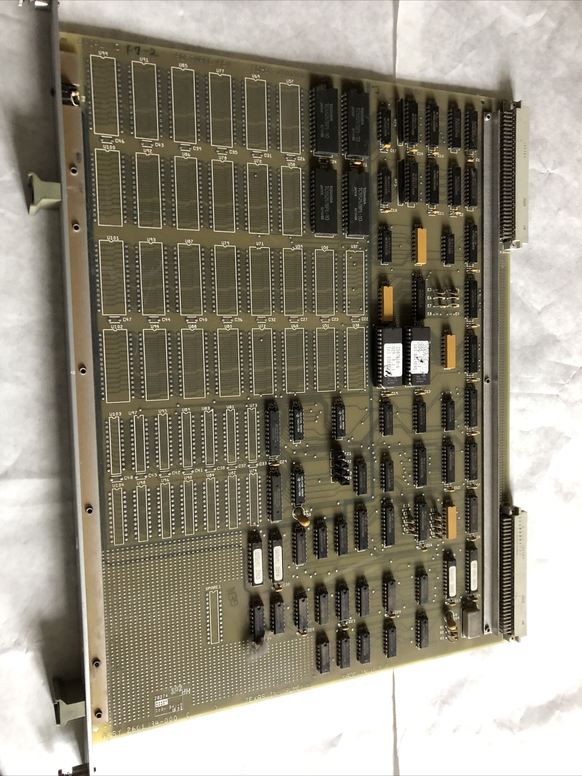 SIEMENS 560-2130,TEXAS 2601334-000,SCHEM 2601332,64K MEM GOOD CARD,5602130,BI