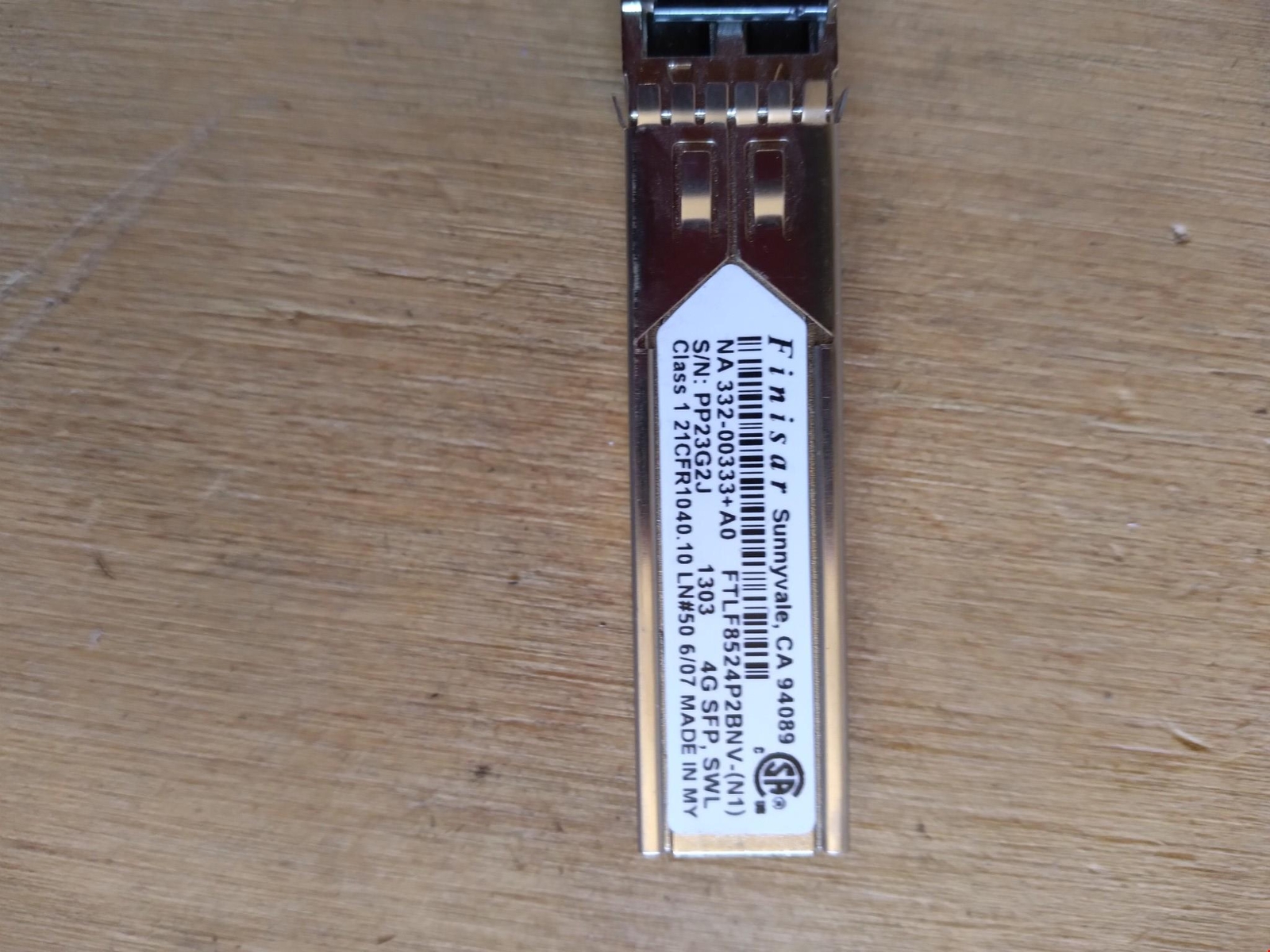 FINISAR NA 332-00333 A0 PP23G2J FTLF8524P2BNV 1303 4G