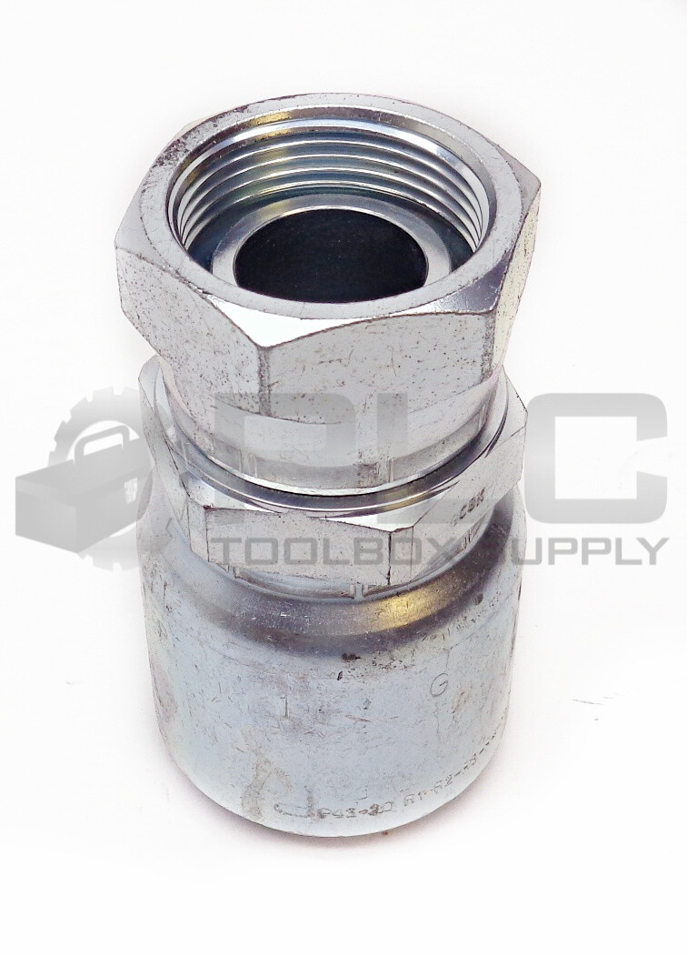 NEW PARKER 1GU43-20-20 HYDRAULIC HOSE FITTING P43-20 R1-R2-R3-R4-R9 RB8K