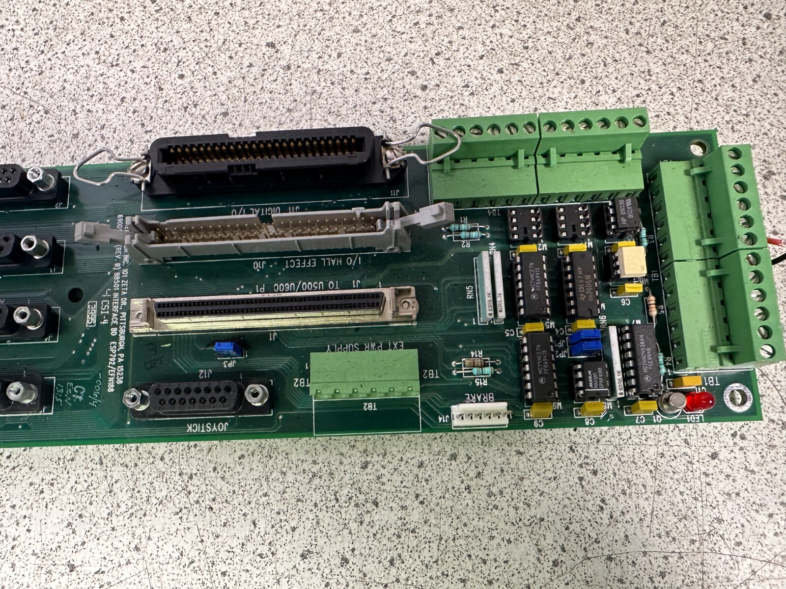 Aerotech 690D1504 Rev. B BB501 Interface Board ESP00792