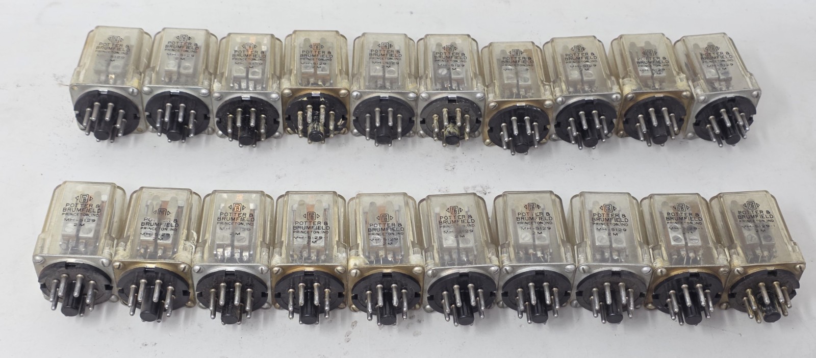 (Lot of 20) AMF Potter & Brumfield MH-5129 Relays