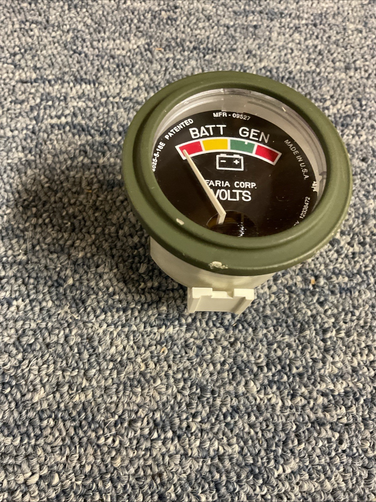 Stewart Warner MS24532-2 M151 HMMWV M37 M715 M35 M939 Battery Gauge Voltmeter.