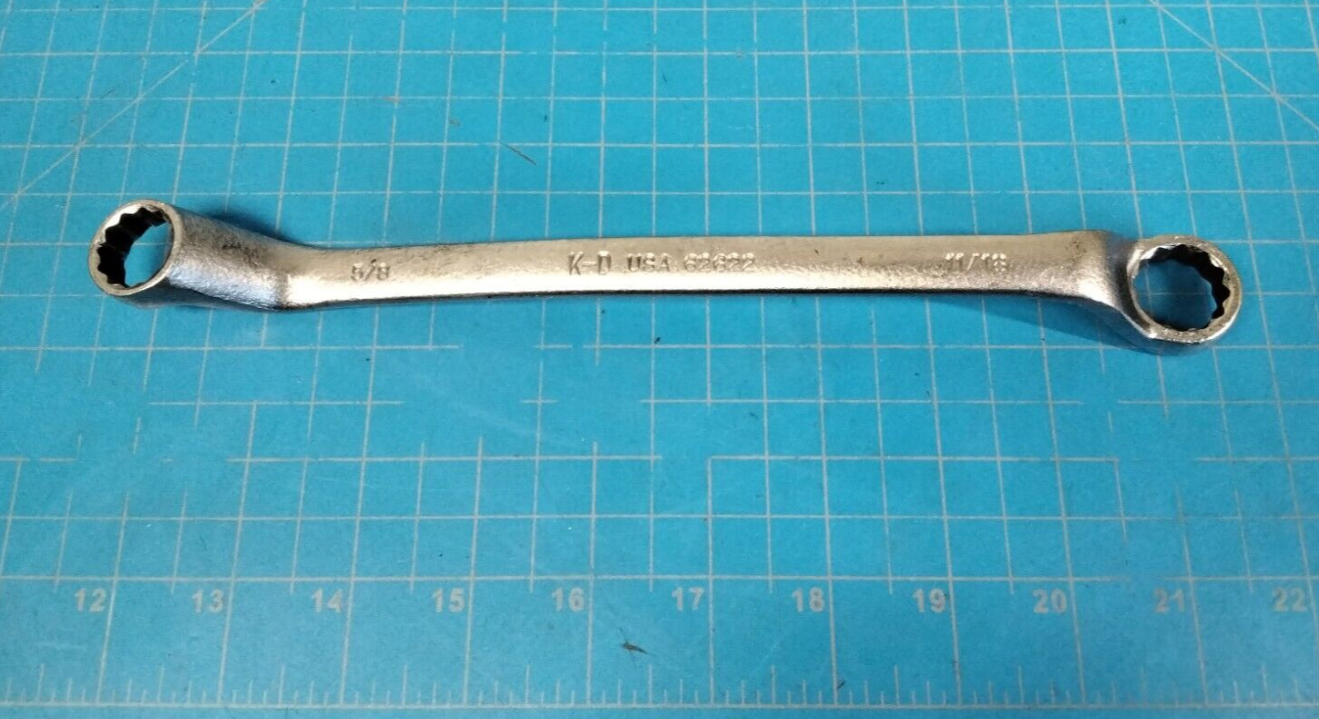 K-D 62622 Double Box-End Wrench 5/8 X 11/16