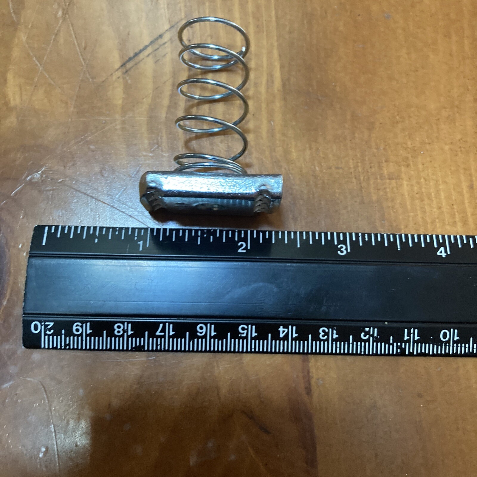 (87 PCs) NEW COOPER B-LINE N224 ( 1/4 ) ZINC SPRING LOCK NUT PARTIAL BOX