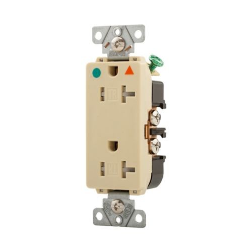 Eaton Wiring Devices TRIG8362W – TR Rec HG IG Dec Dup 20A125V 2P3W B&S WH – 1EA
