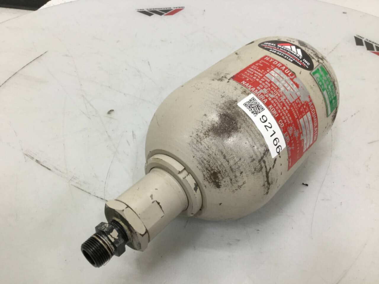 NAKAMURA KOKI Hydraulic Accumulator G175-40-20 Used #92166