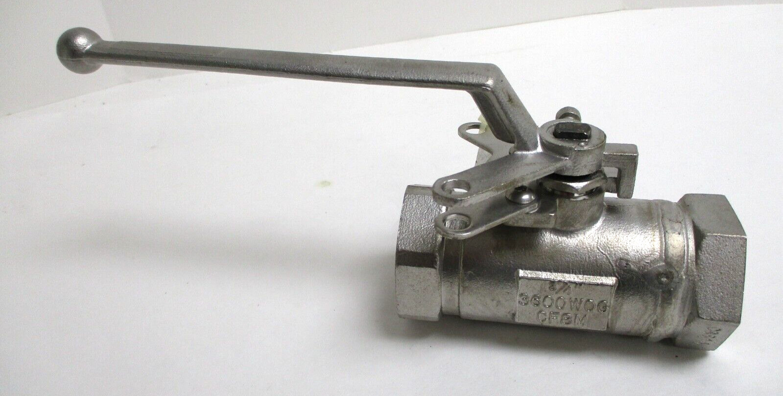 3/4″ FNPT SST 6000 WOG BALL VALVE, LEVER OP. w/LOCKING DEVICE , SURPLUS