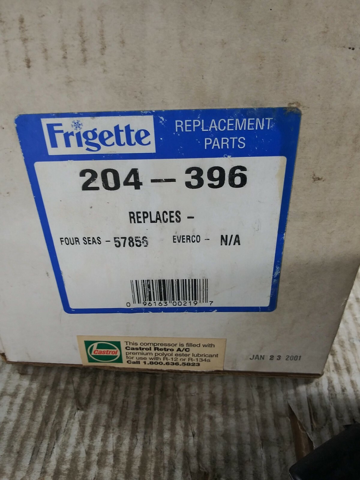 1 REMANUFACTURED FRIGETTE 204-396 A/C COMPRESSOR ***MAKE OFFER***