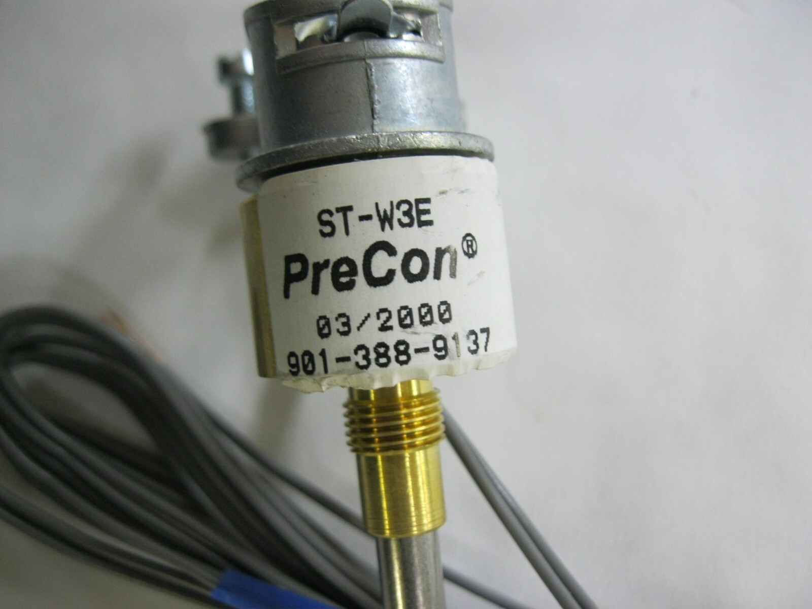 PRE-CON ST-W3E IMMERSION THERMISTOR SENSOR TYPE III 10K OHM, & WEL-S WELL SS