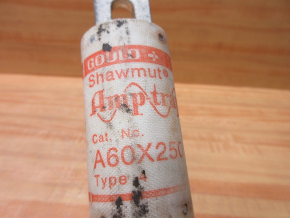 Gould Shawmut Ferraz A60X250-4 Amp-Trap Fuse A60X250