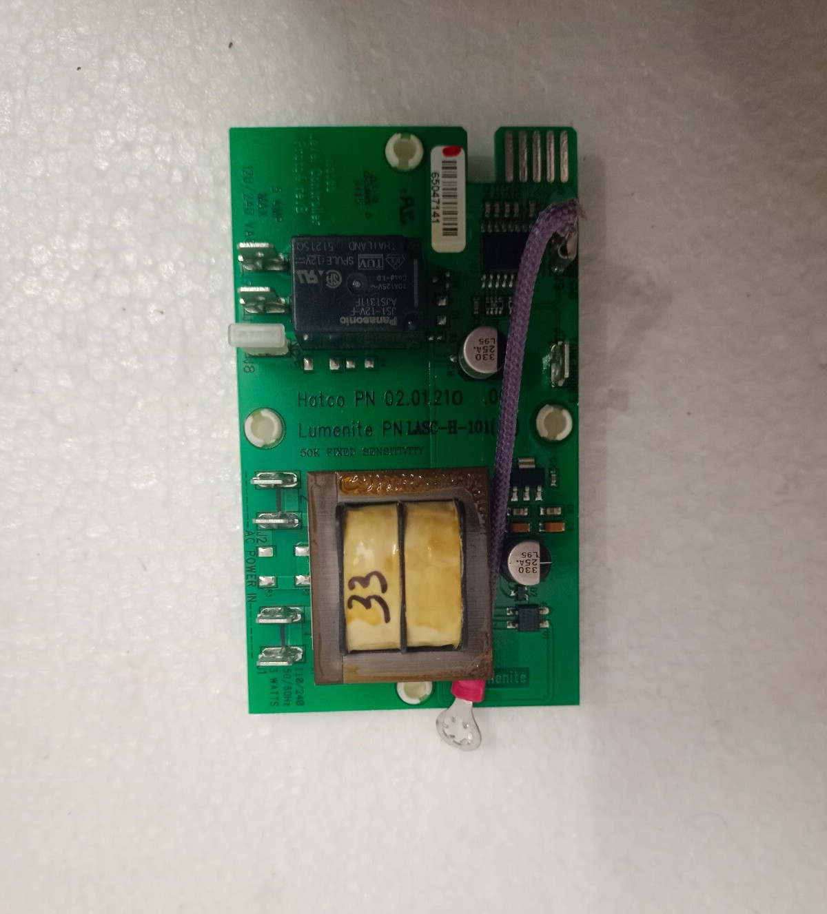 Hatco 02.01.210 Low Water Cut-off Board 120/240 VAC