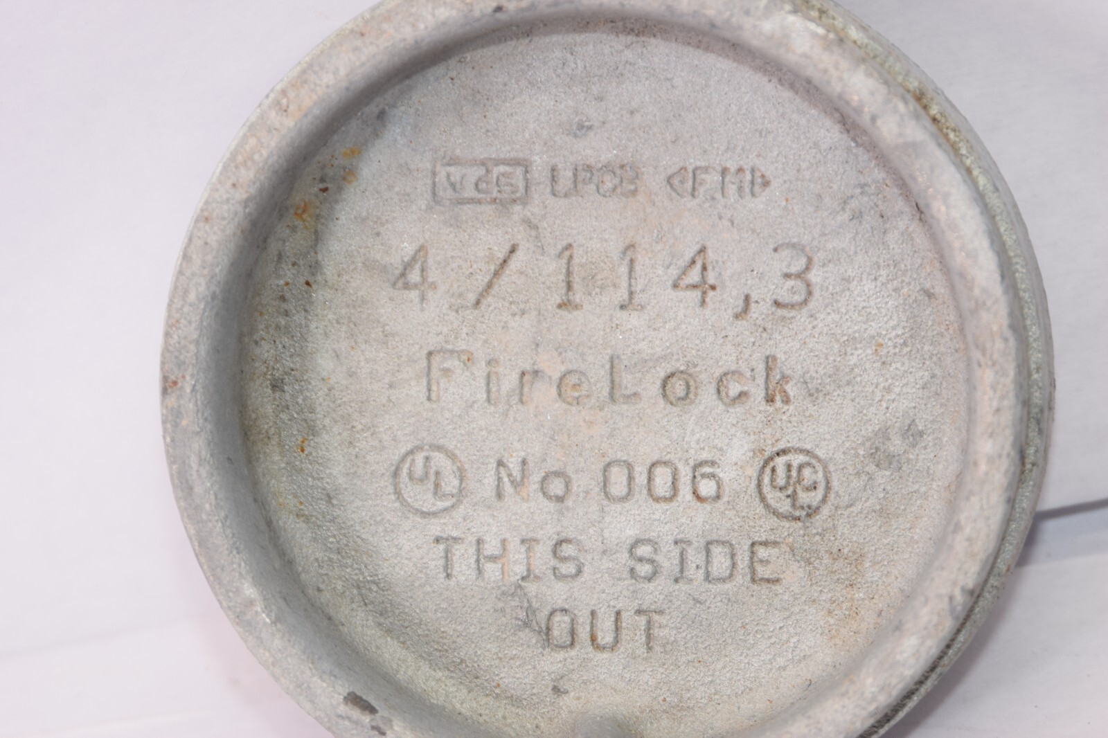 (NEW) VICTAULIC FireLock 114.3 4″4/114.3 NO. 006 Galvanized Cap