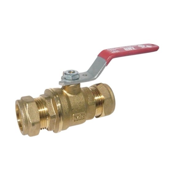 Red White 5065AB Compression Ball Valve 3/4″ Brass Lead-Free Connection