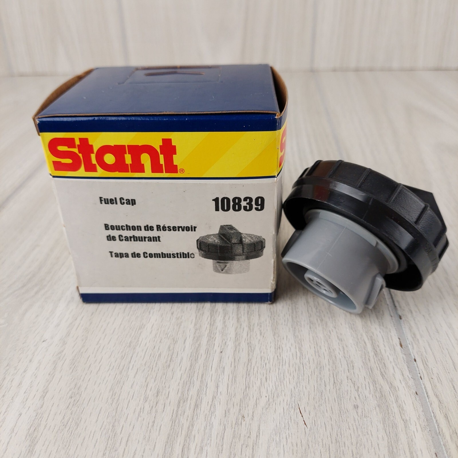 Stant Fuel Cap Automotive Universal 10839 Black Non-Locking Gas Cap Replacement