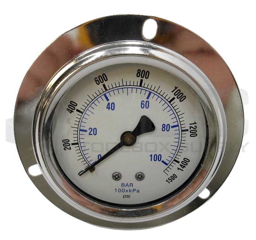 NEW HARDINGE BL 00115370109 PRESSURE GAUGE 100 BAR 1/4 PT