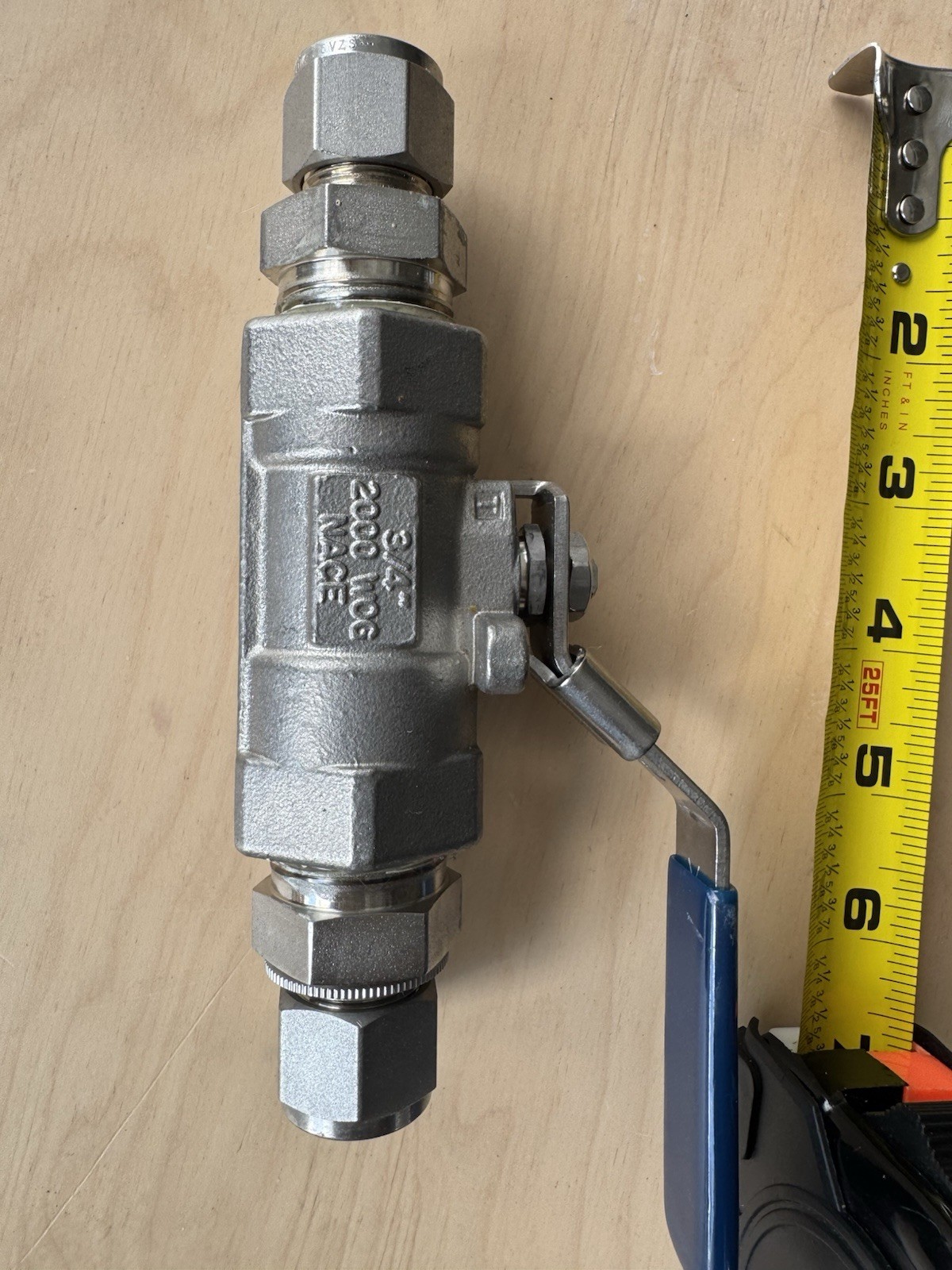 NIBCO BALL VALVE STAINLESS STEEL T560S6R66LL 3/4″ VALVE 2000 WOG CF8M Lots