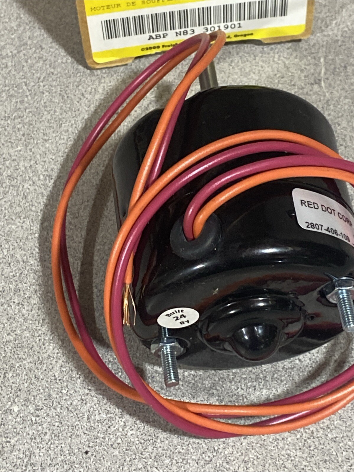 Blower Motor 12 V Counterclockwise RD-5-10071-0 Thomas 2604-4367 ABP N83 301901