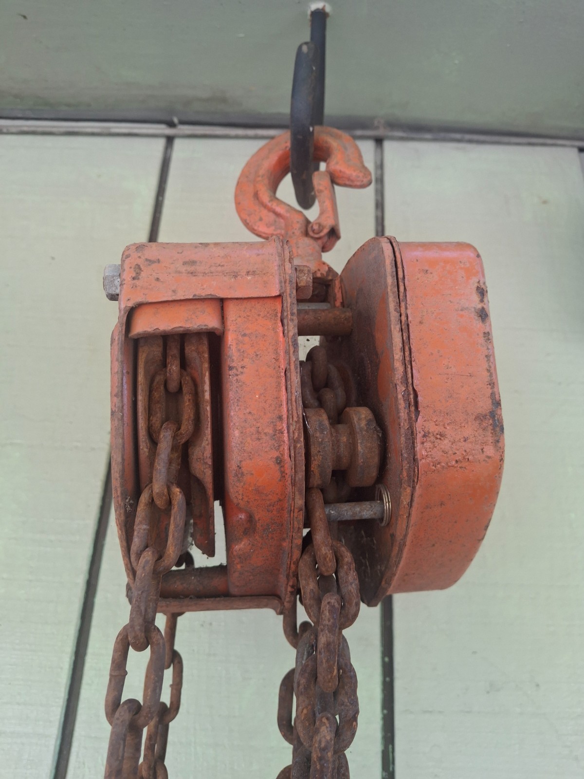 Tiger Tom 1/2 Ton Manual Hand Chain Hoist 9″ Long 1/4 Thick 5 Ft Pull Chain