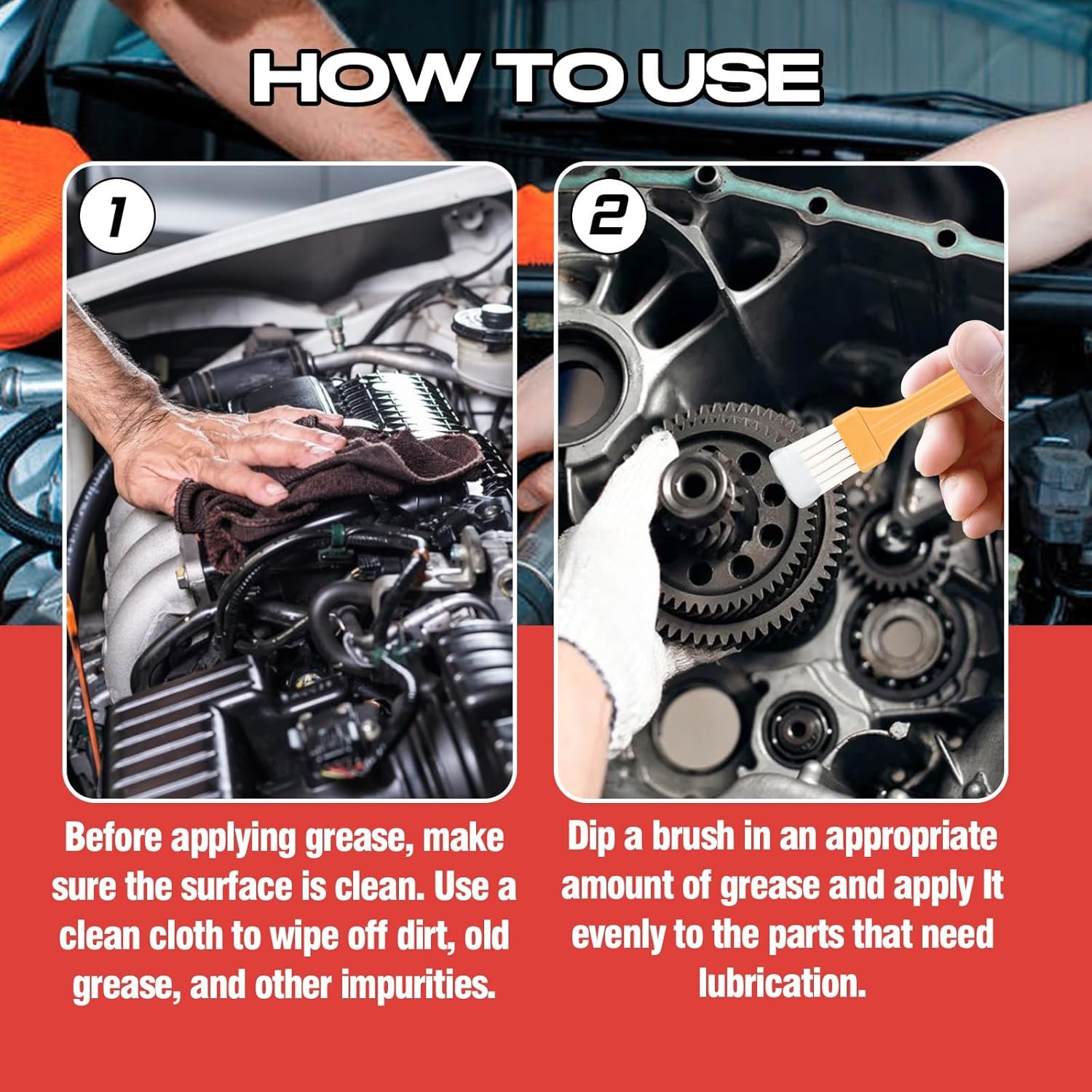 AstraVox White Lithium Grease, Multi-Purpose Lubricant Grease with…