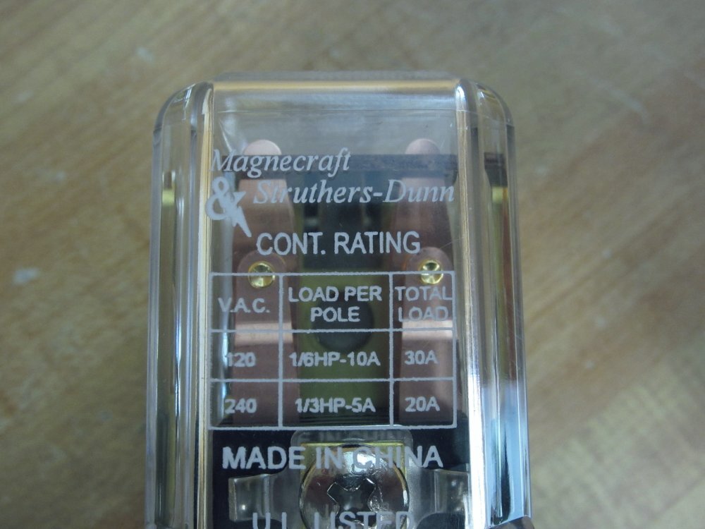 Struthers Dunn 219ABAP-24D Magnecraft Relay 219ABAP