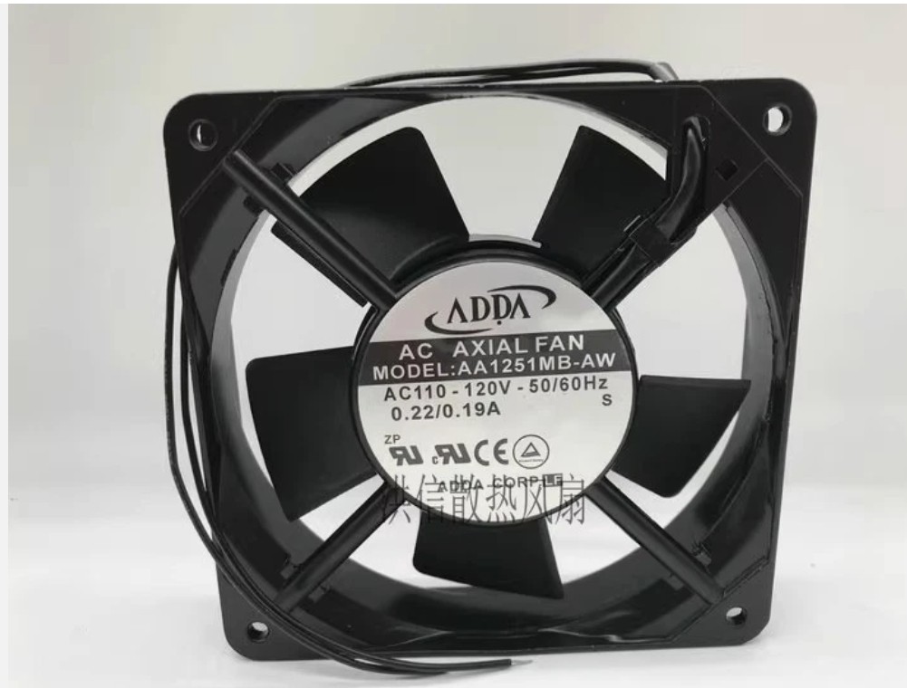 1PCS ADDA 12025 AA1251MB-AW 110-120V 0.22/0.19A 120x25mm Fan