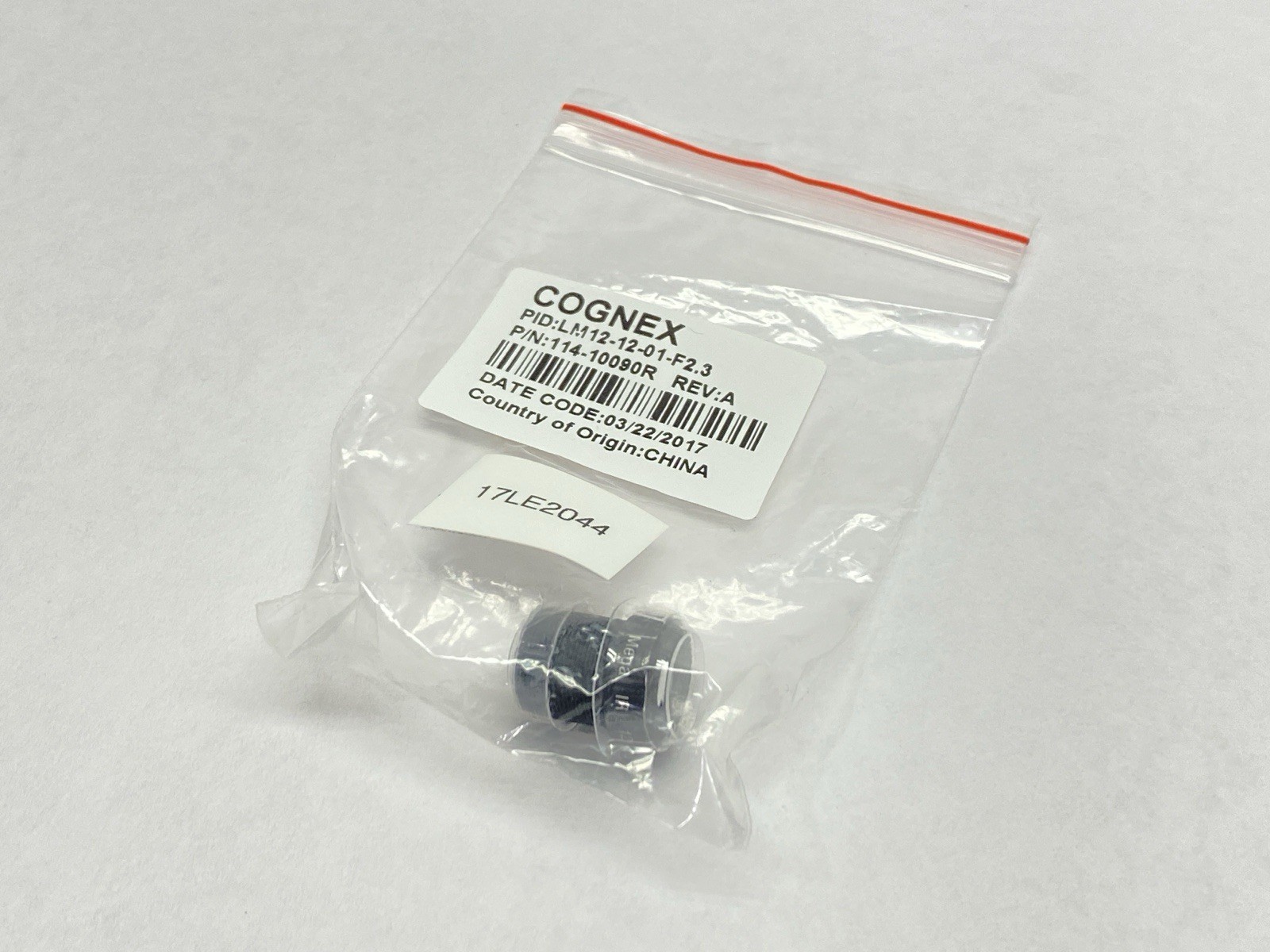 Cognex 114-10090R IS2000 Series 12mm Lens LM12-12-01-F2.3