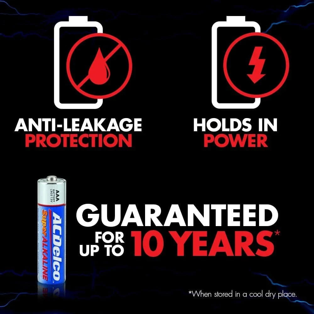 ACDelco Super Alkaline AAA Battery (48-Pack)