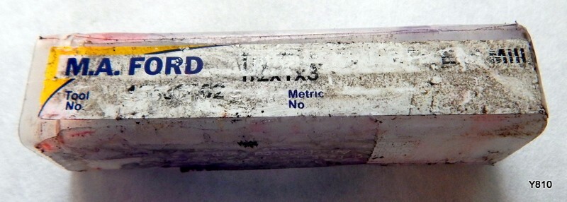 M.A. Ford 63.5mm OAL 12.6mm O.D. 11.8mm Cut 3-Flute Cutter