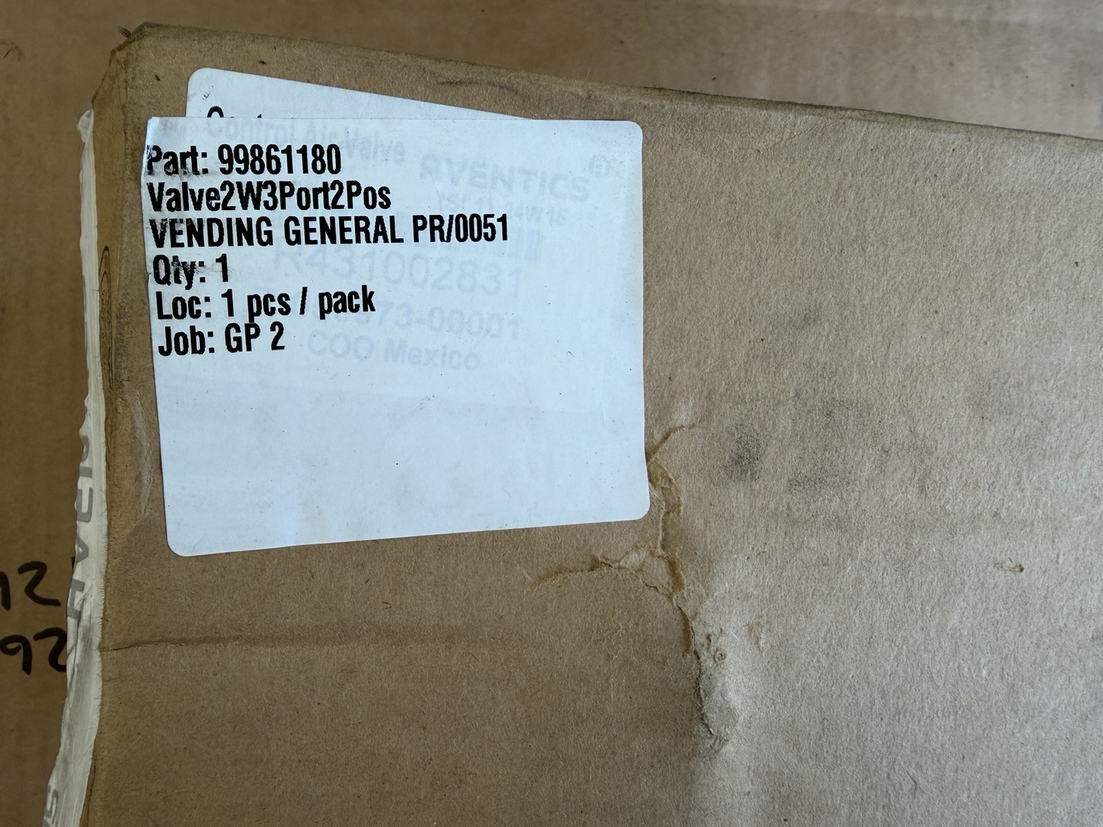 Aventics Control Valve R431002833 VLV HD-2-X CONT 0-125 HD2X C Rexroth NEW BOXED