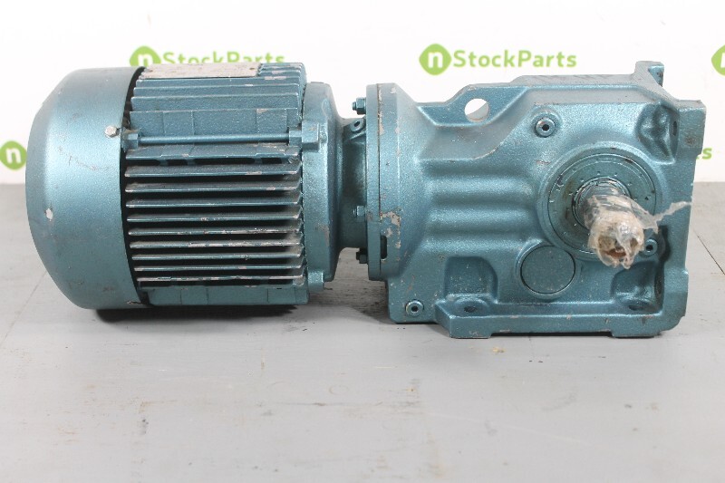 SEW-EURODRIVE K47DT90S4 NSNB – 1.5 HP RIGHT ANGLE GEAR MOTOR 44 RPM