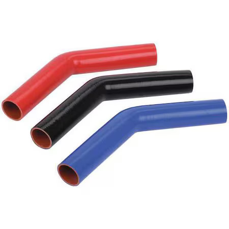 Flextech 45-300 X 10 Elbow Hose, Blue, 3 In., 45 Deg.