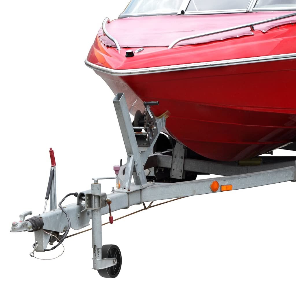 Boat Trailer Jack Caster 6″, Trailer Tongue Wheel 1/2″ Axle Diameter, Freight…