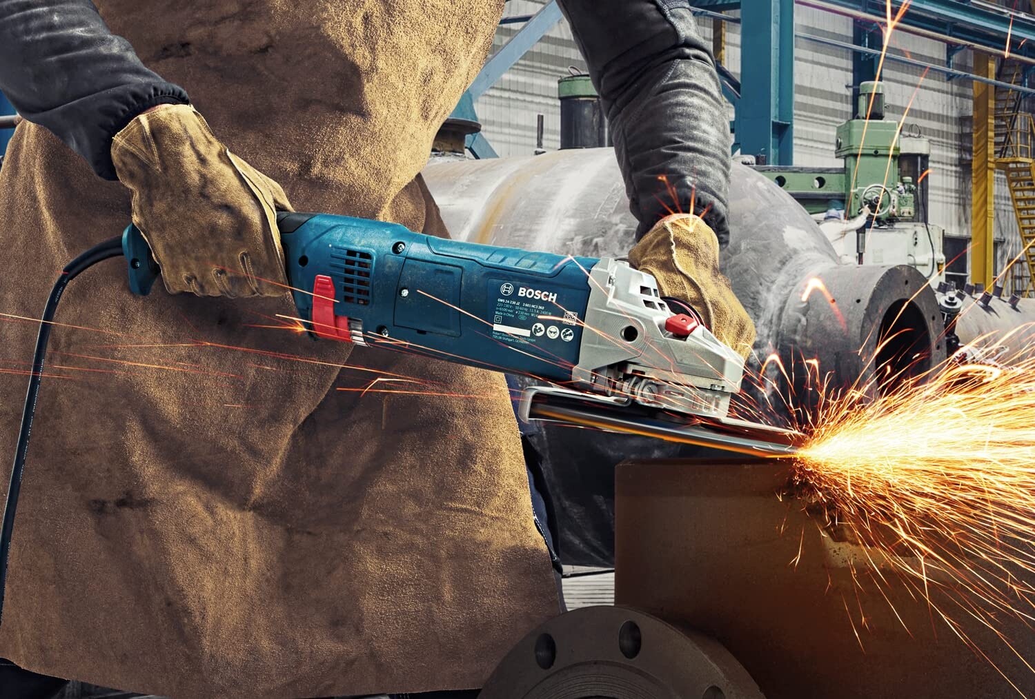 Bosch GWS 24-230 9″ Large Angle Grinder Professional Tool , 400 W free shipping