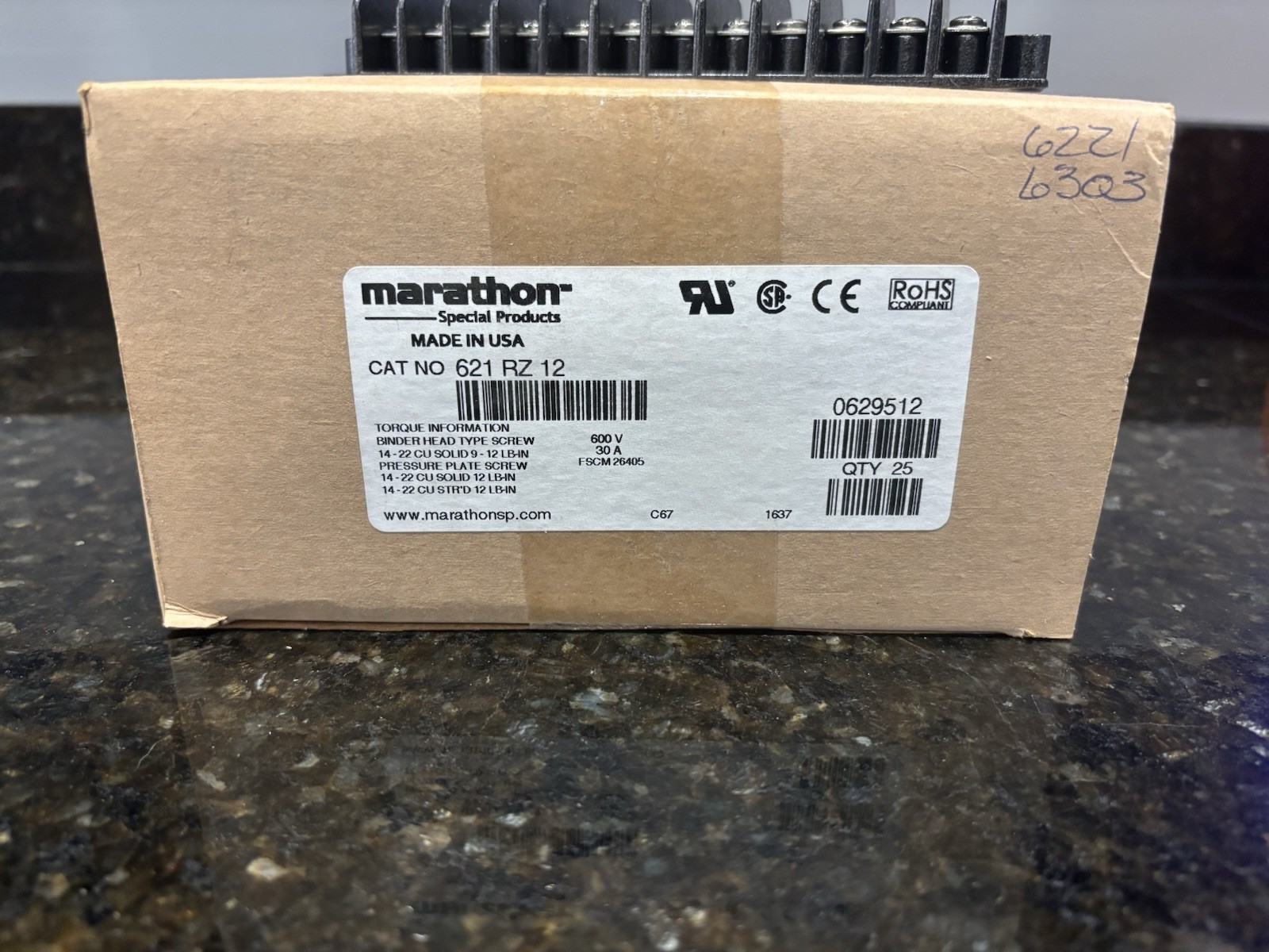 Marathon Special Products 621 RZ 12 Connector Terminal Blocks 13 Pack NEW