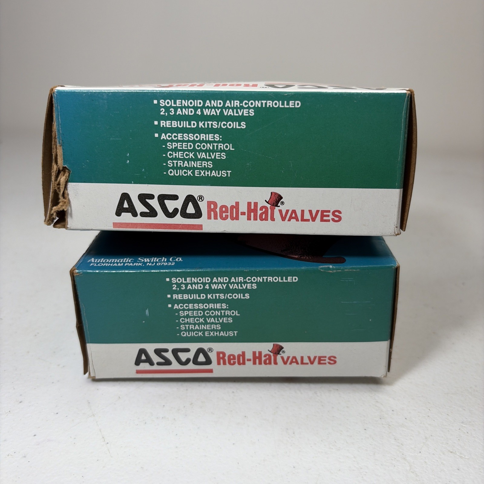 (2) ASCO Red Hat 120V SOLENOID VALVE COIL MP-C-011 099257-001-D 120/60 110/50 FT