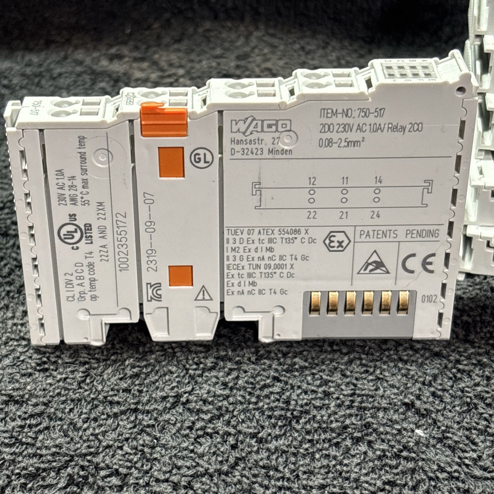 Wago 750-517 Digital Output Module 750517