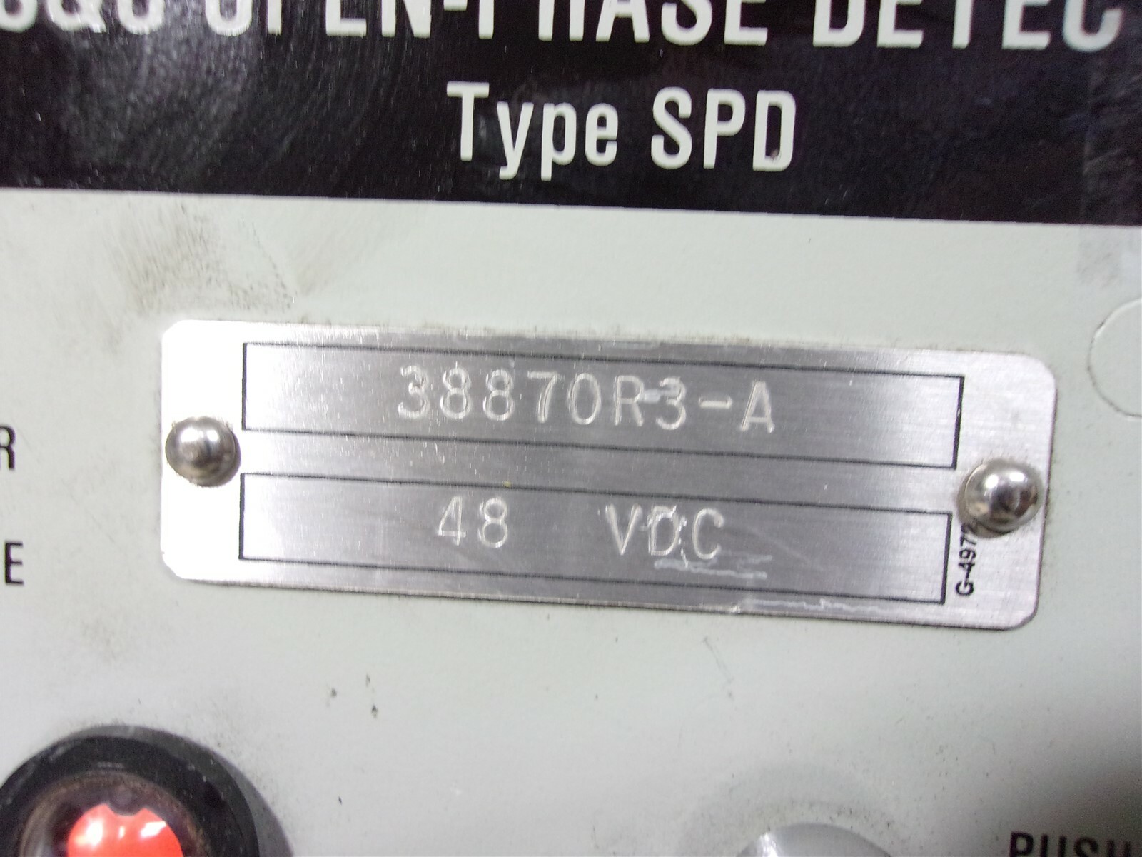 S&C Open Phase Detector Type SPD 38870R3-A *FREE SHIPPING*