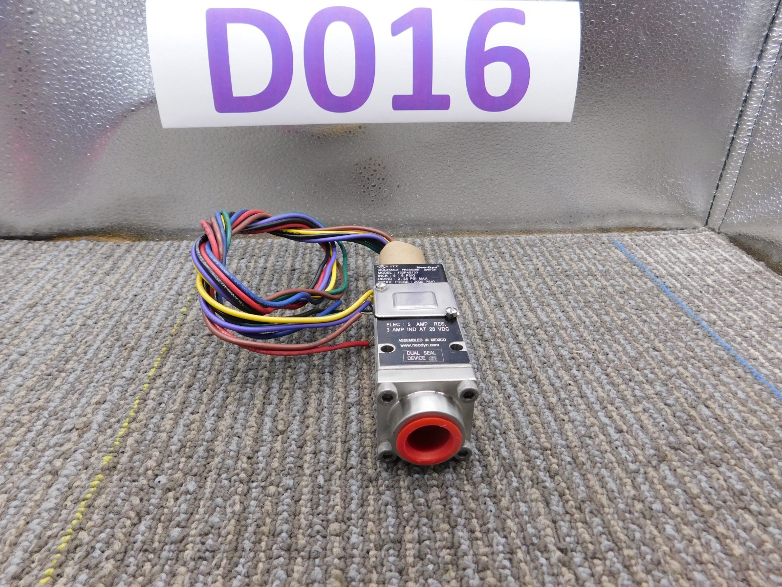 NEW Solar Turbines Pressure Switch 190298-18, Neo-Dyn 132P4S130