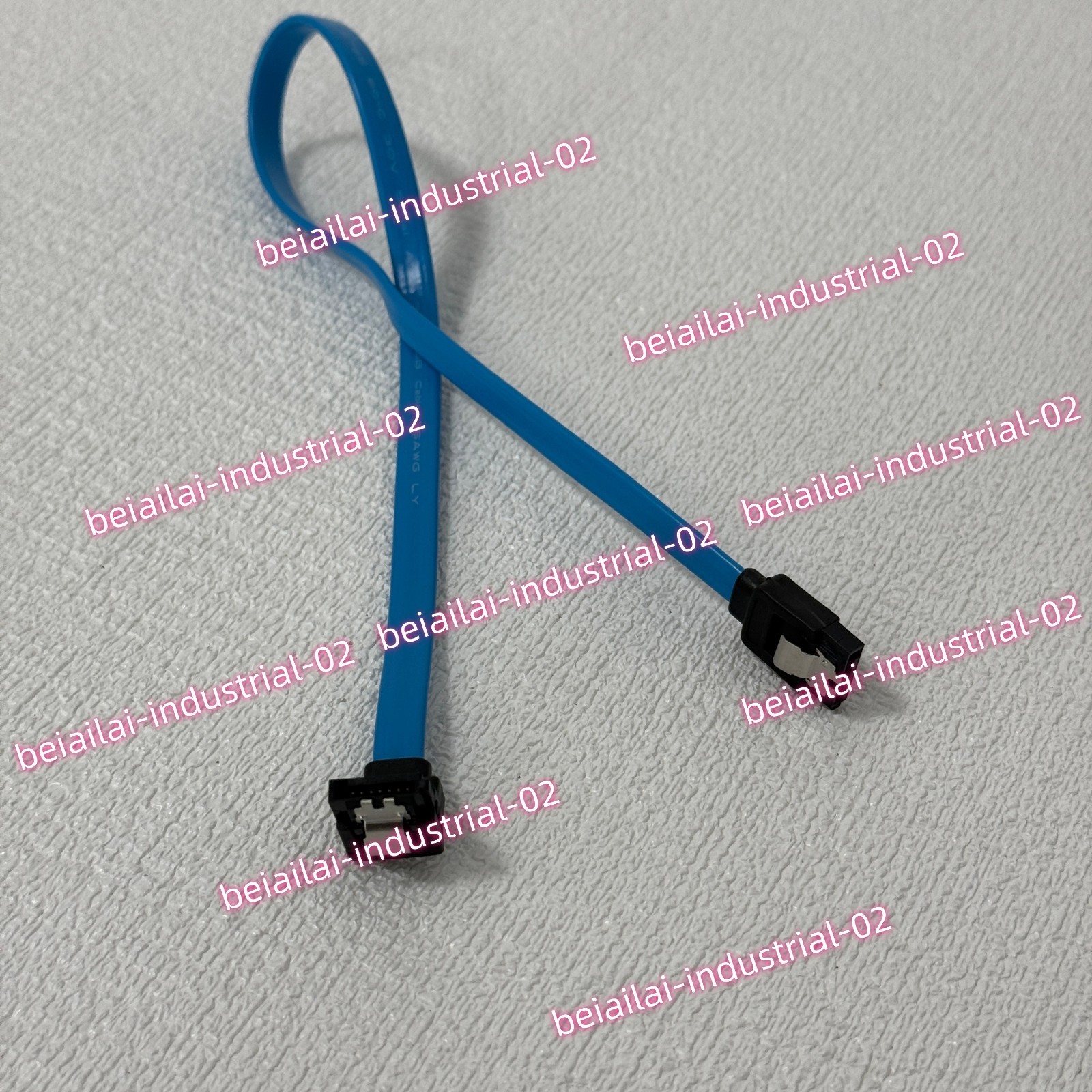 2pcs SATA 3.0 Cable SATA 3.0 6GB/s Right Angle 90 Degree SSD HDD Hard Drive Blue