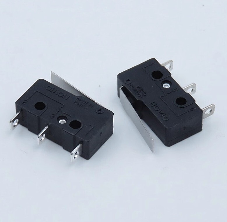 1pc QIAOH 3pins silver contact KW12-B stroke limit micro switch with handle