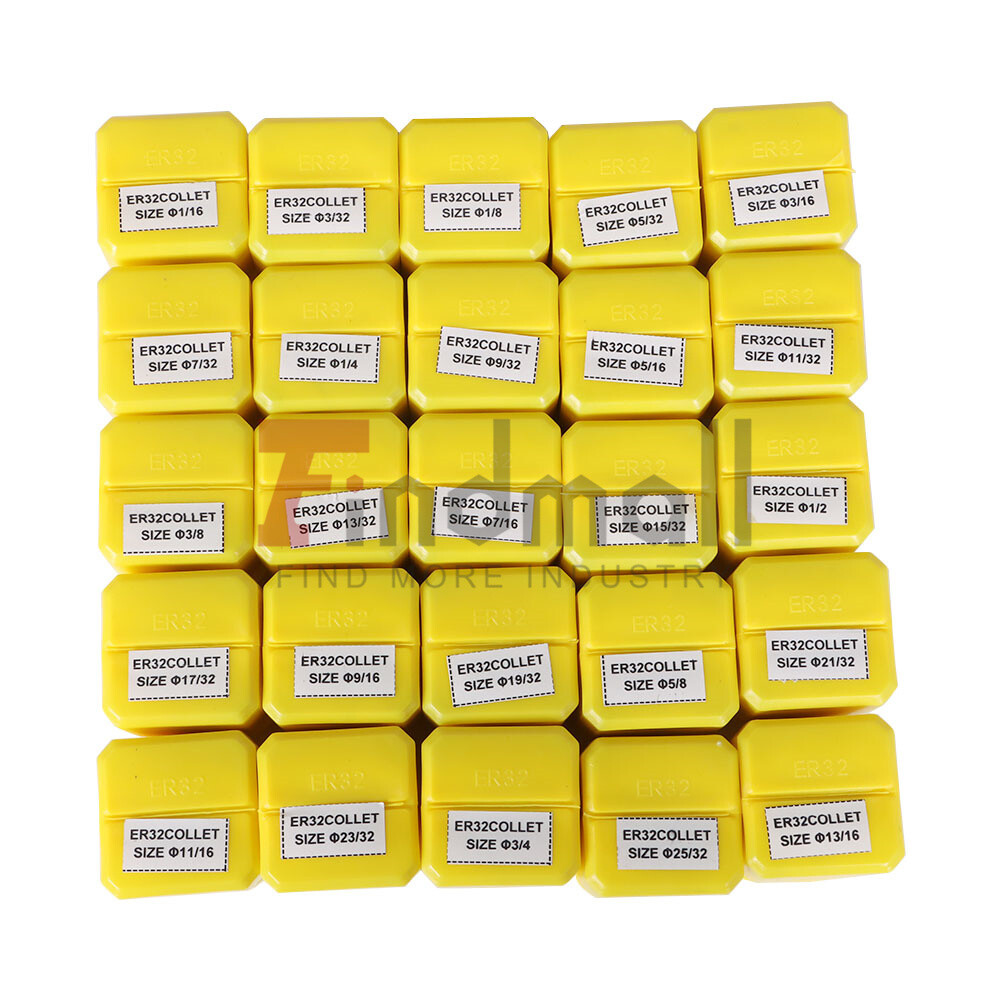 For CNC engraving machines 25 pcs 1/16-3/4 inch bracket spring collets suitable