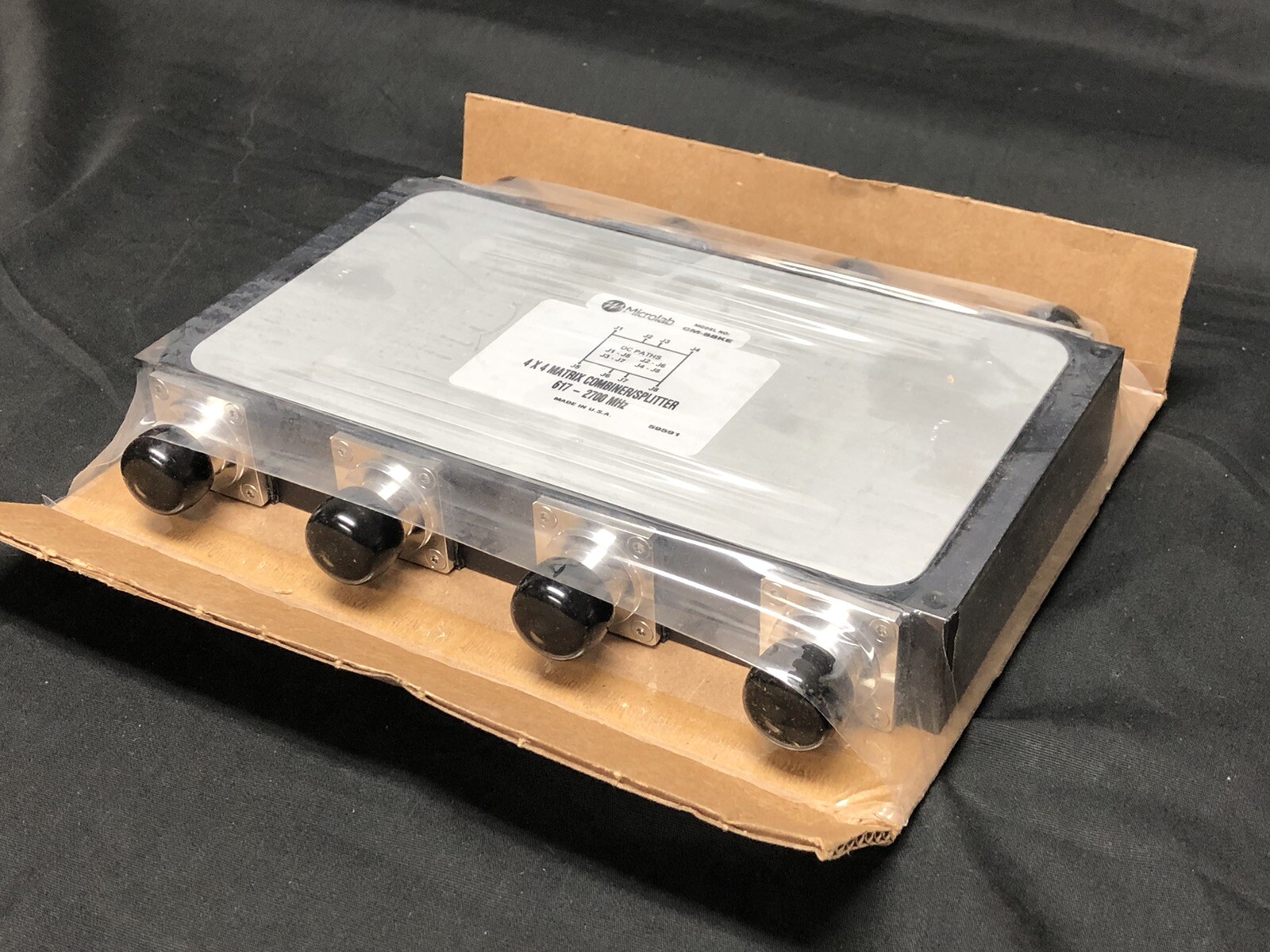*NOB* Microlab CM-88KE 4×4 Hybrid Matrix Combo Splitter 617-2700 MHz 150W 4.3-10