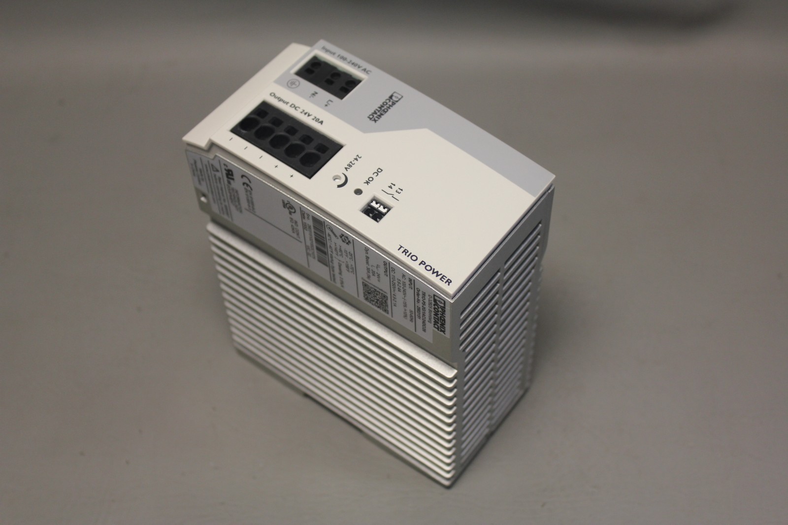 PHOENIX CONTACT TRIO POWER SUPPLY TRIO-PS-2G/1AC/24DC/20 2903151