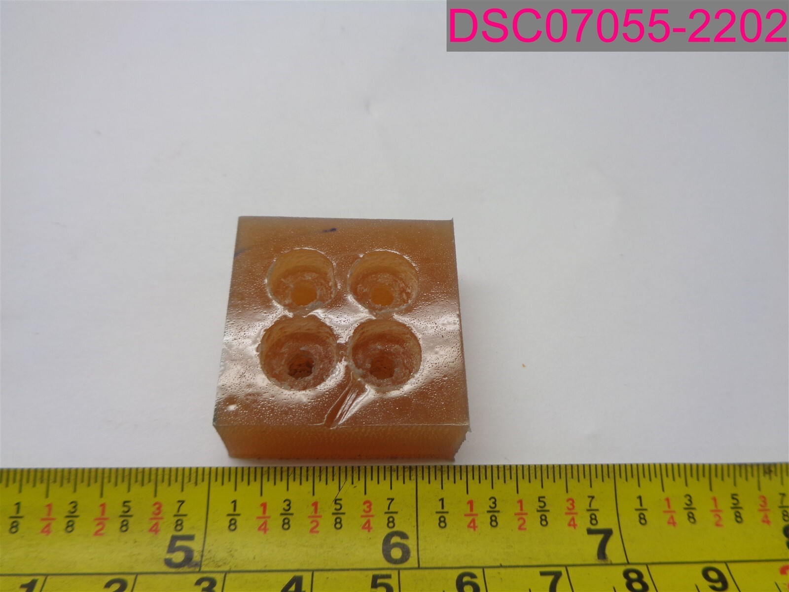 3 Pcs; BDE-04-39, 1-1/8″ x 1-1/8″ x 1/2″