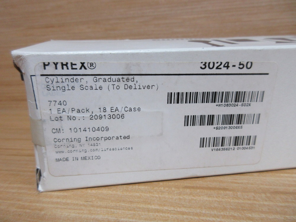 Pyrex 3024-50 Corning Cylinder 3024 (Pack of 3)