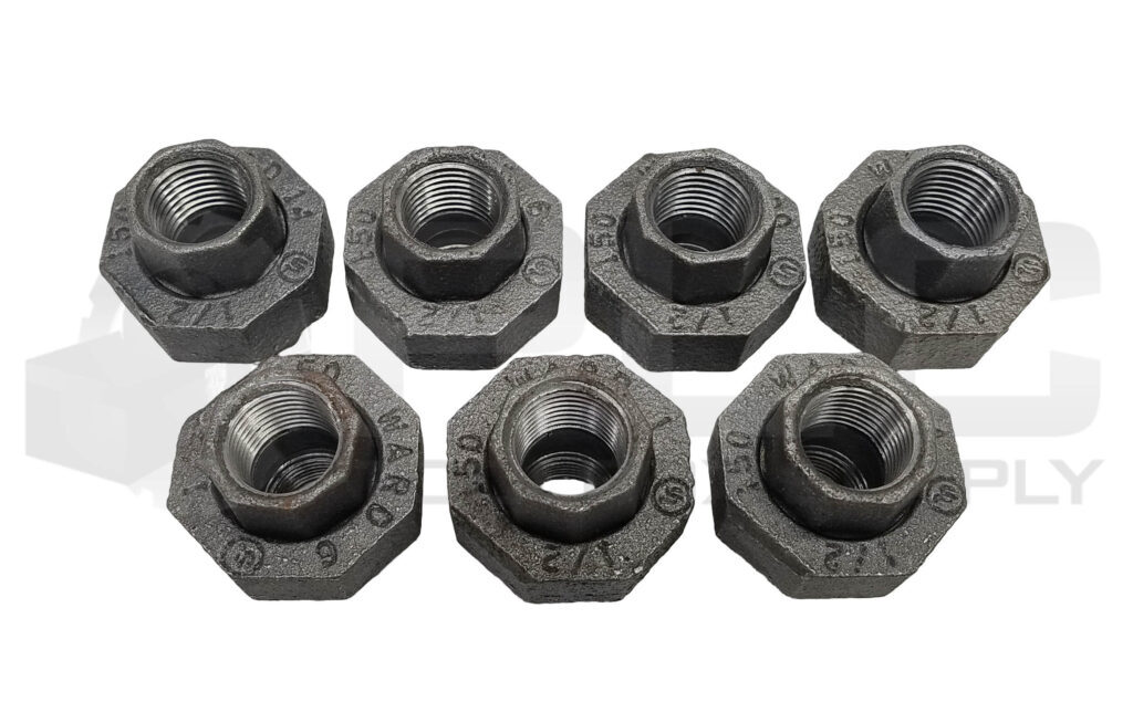 LOT OF 7 NEW WARD 150 1/2 UNION 1/2″ NPT