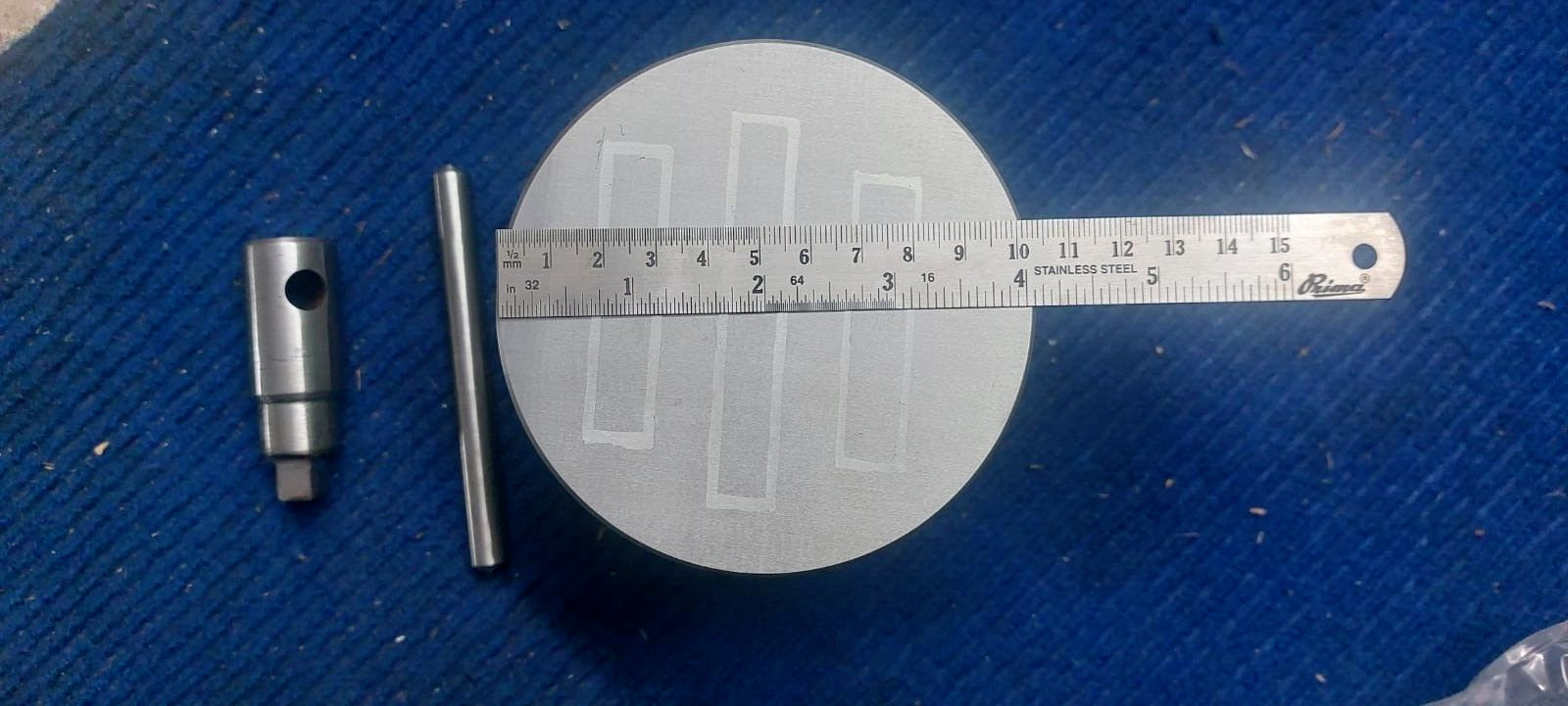 NEW 4″ Round Magnetic Chuck–fine pole 100mm Round magnetic chuck with T handle
