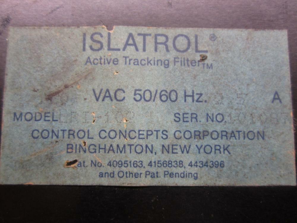 Islatrol LRI-102 Active Tracking Filter