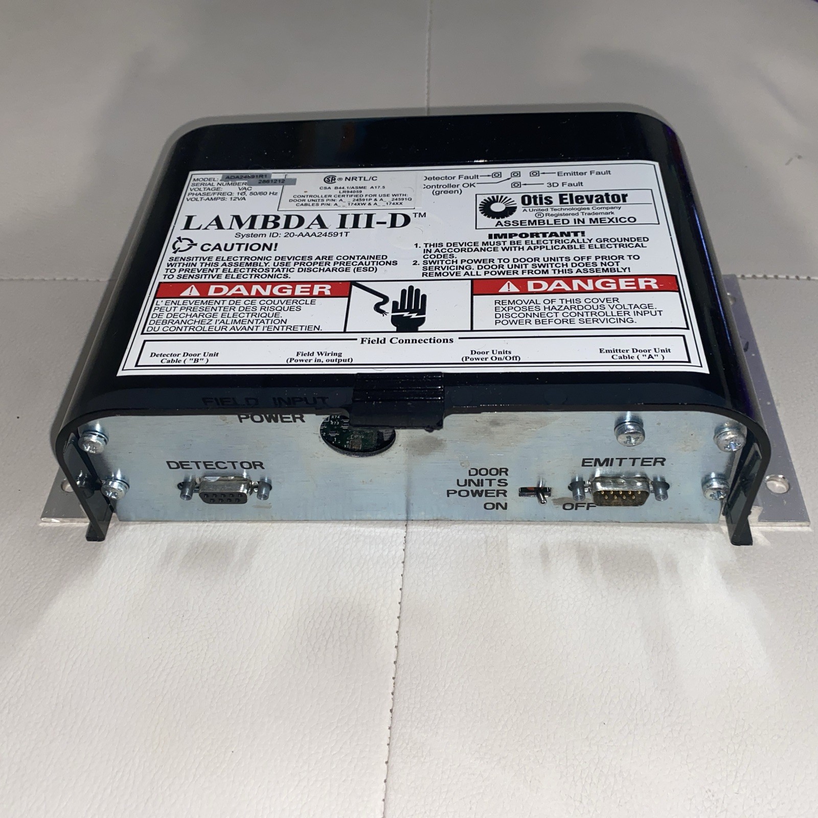 Otis LAMBDA III-D System 20-AAA24591T New (NOT IN ORIGINAL BOX)
